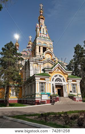 Ascension Cathedral In Almaty