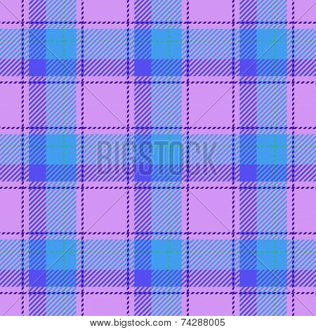 Plaid Retro Pink Blue Seamless Pattern - For Hipster Shirt