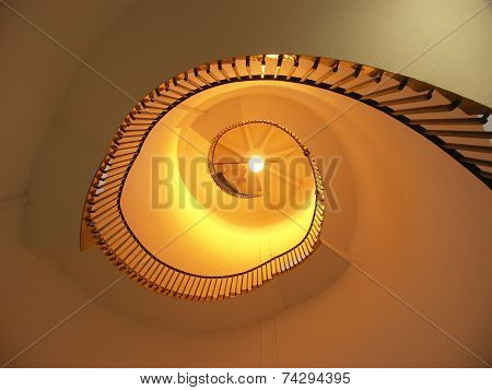 Spiral Staircase Interior of Southwold Lighthouse