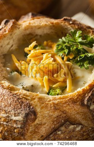 Homemade Broccoli And Cheddar Soup