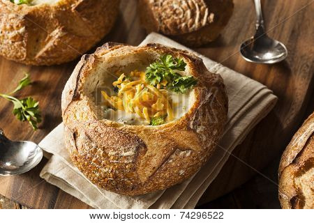 Homemade Broccoli And Cheddar Soup