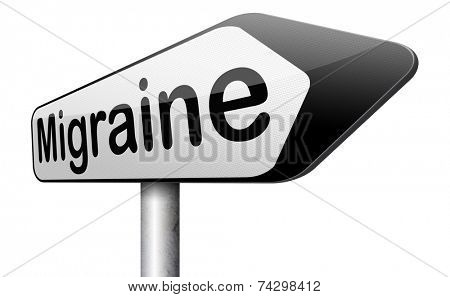migraine acute or chronic headache need for painkiller or prevent pain 