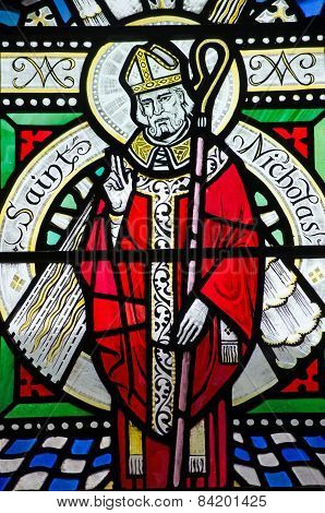 Saint Nicholas Stained Glass Window
