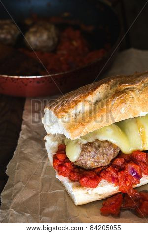 Simple Meatball Sub