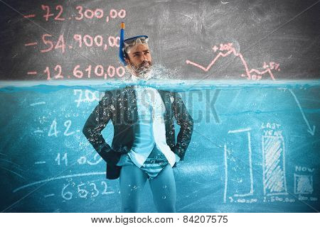 Businessman fight against time