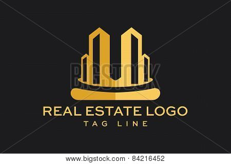 Vector Logo Real Estate Construction