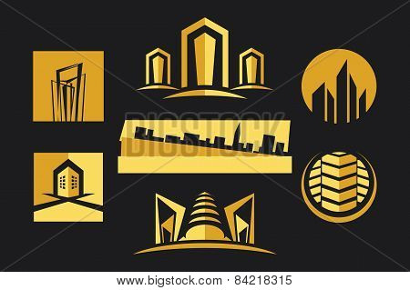 Vector Logo Real Estate Construction