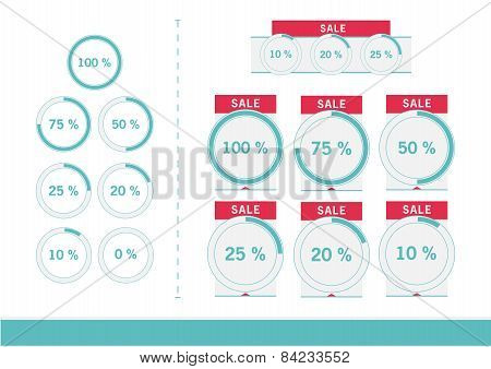 Sale Set with Procent