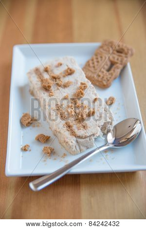 Home made Cinnamon parfait with cookies