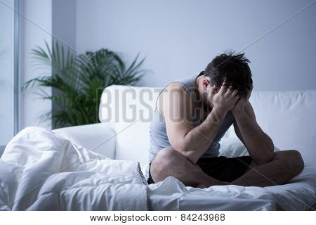 Young Man Having Depression