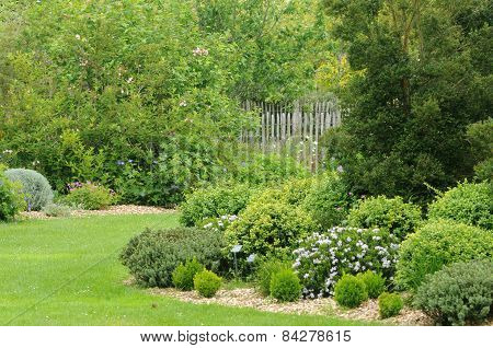 Brittany, Le Jardin Lepage In Pleumeur Bodou