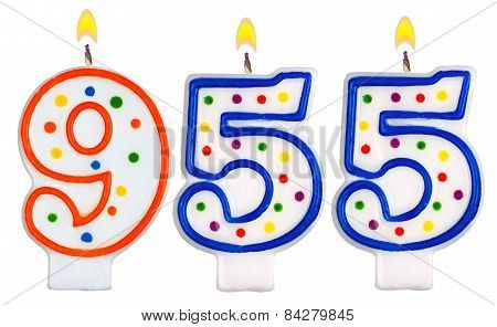 Candles Number Nine Hundred Fifty-five