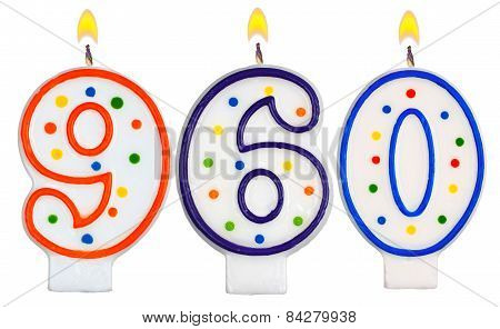Candles Number Nine Hundred Sixty