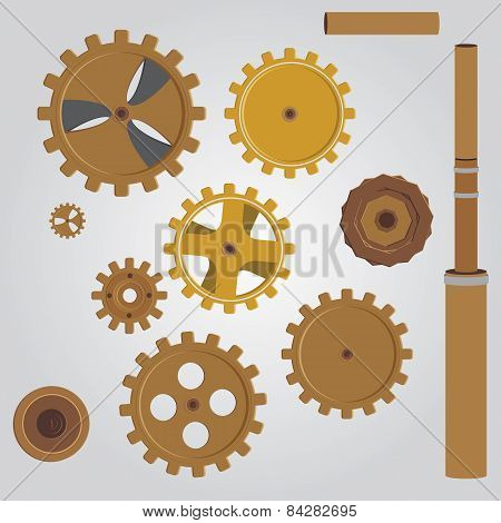 Collection of steampunk