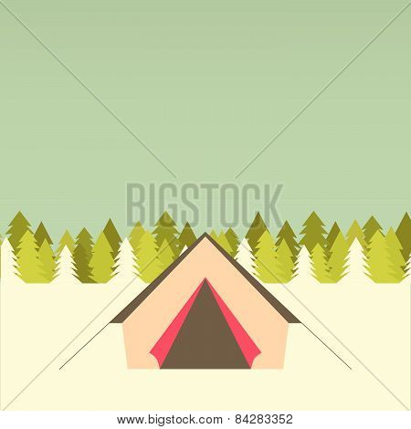 Camping Illustration