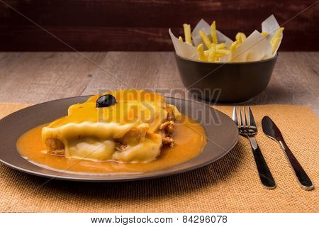 Francesinha And French Fries