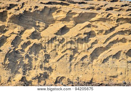 Volcanic Rock Basaltic Formation in Gran Canaria