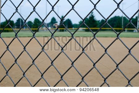 Chain Link Fence Baseball