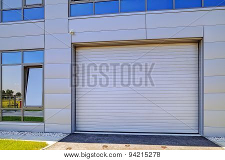 Aluminum Facade On Industrial Building
