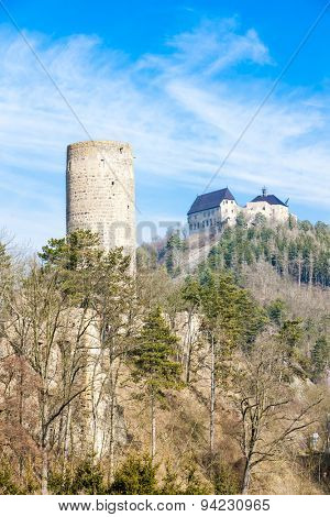 castles Zebrak and Tocnik, Czech Republic