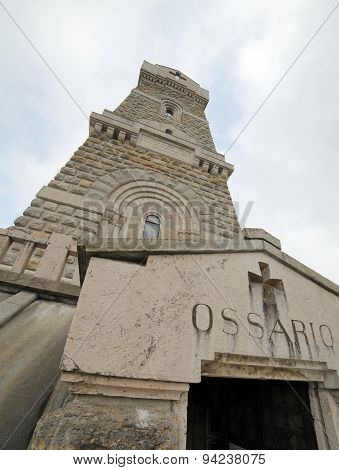 Ossuary Memorial For Dead Soldiers During The First World War