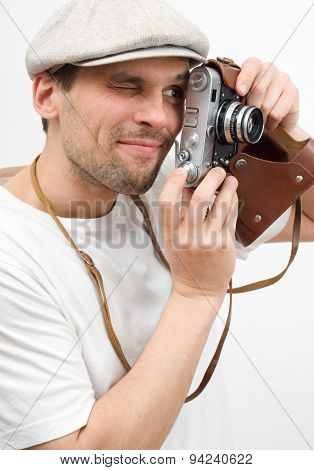 Man And A Photo Camera