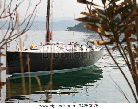 Black Carbon Sailboat