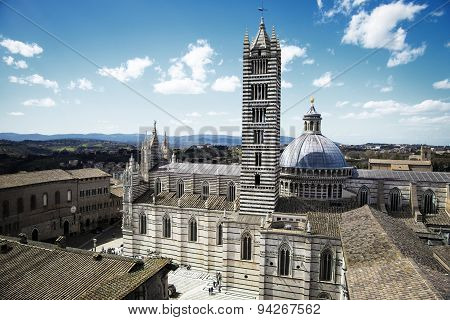 Siena Cathedral In Tuscany, Italy