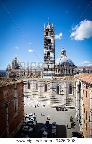 Siena Cathedral In Tuscany, Italy