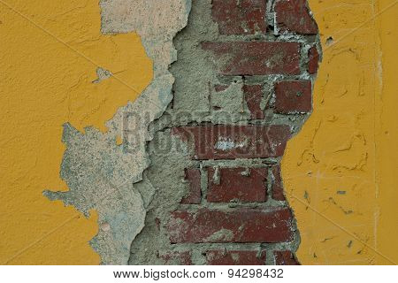 Crack On The Yellow Wall