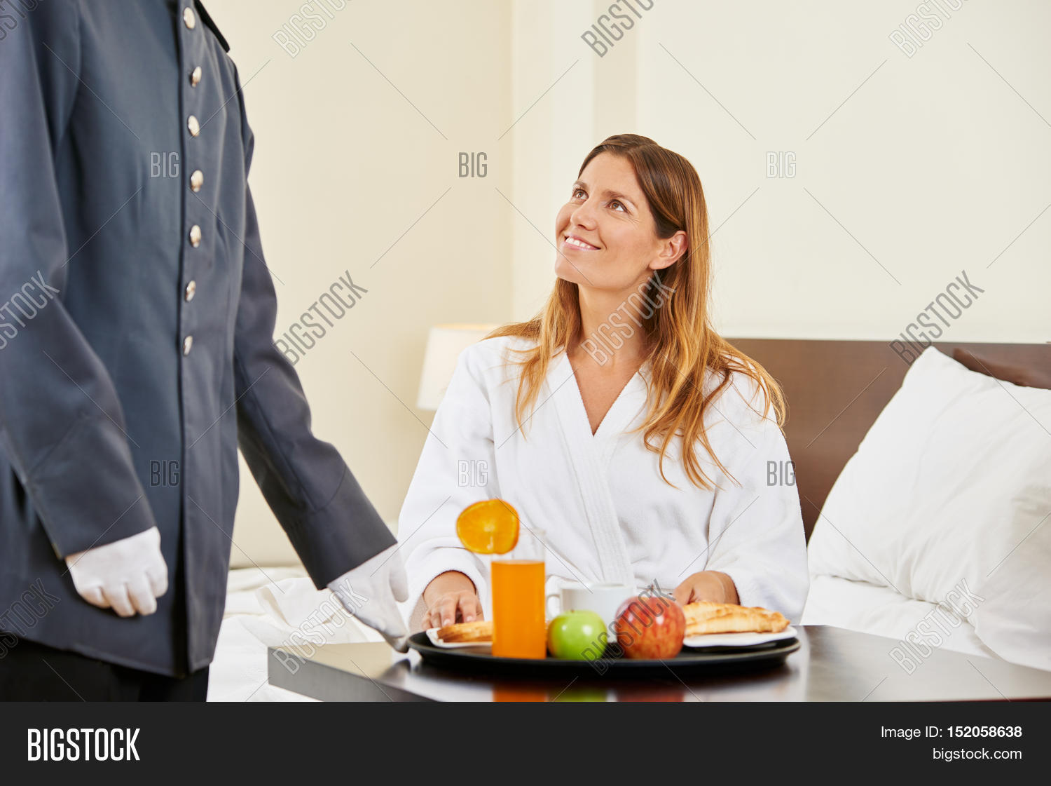 Hotel Clerk Bringing Image & Photo (Free Trial) Bigstock