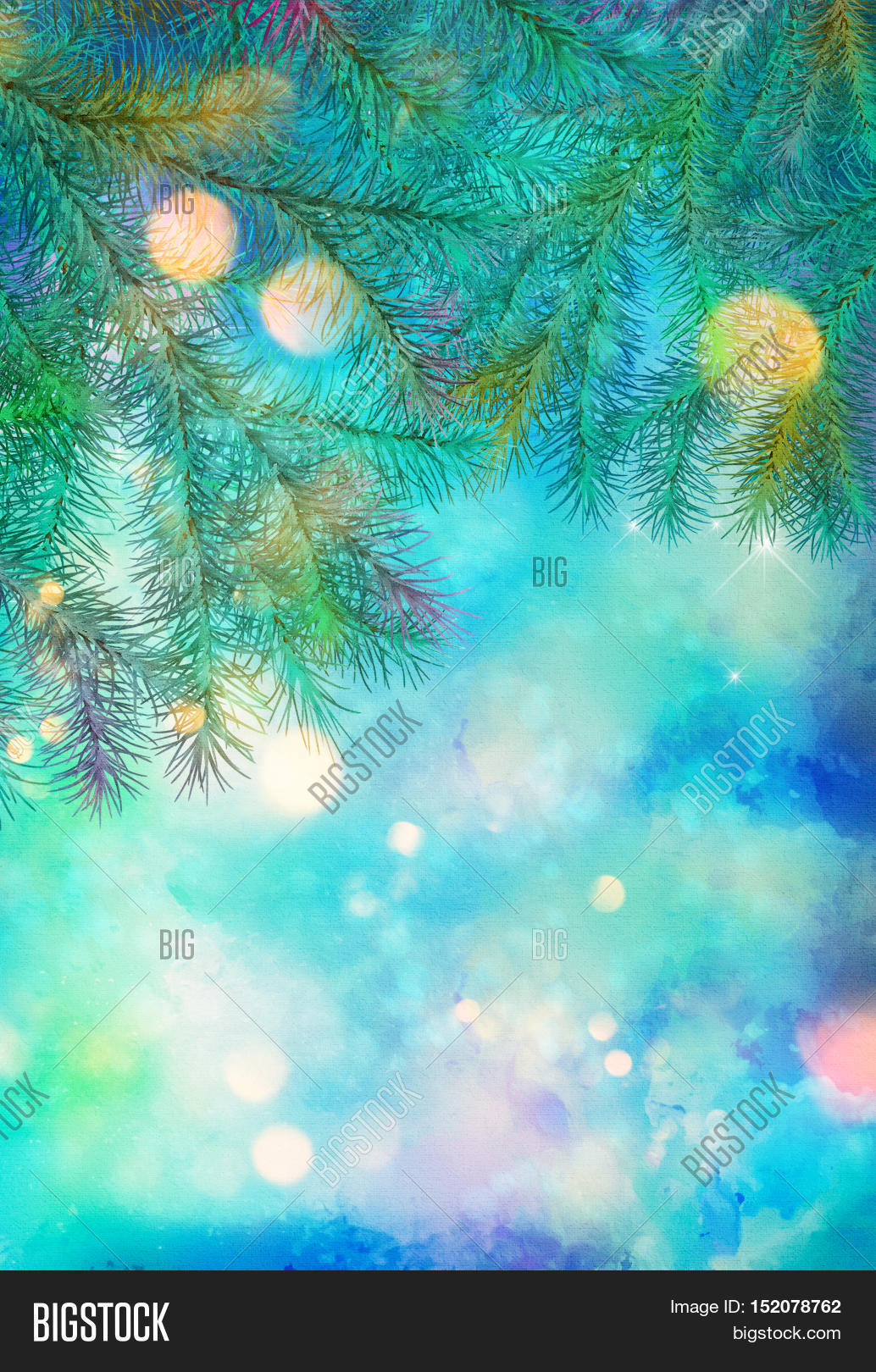holiday christmas tree image photo free trial bigstock christmas watercolor background