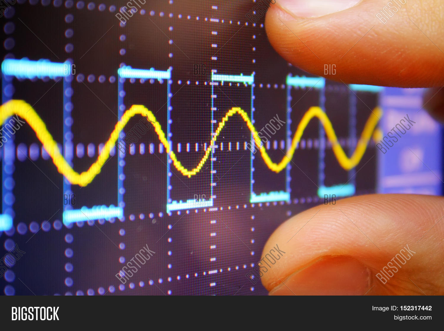 Wave On Oscilloscope Image & Photo (Free Trial) Bigstock