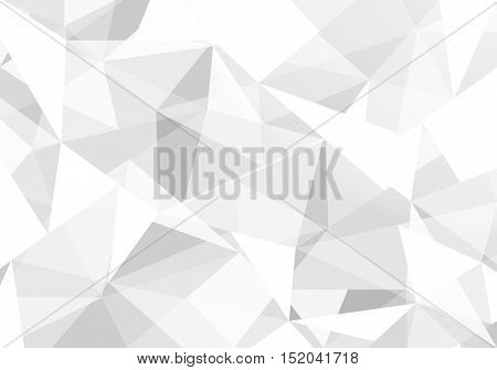Abstract gray geometrical background design shape pattern presentation angled triangle abstract shape art blue background wall. vector illustration.