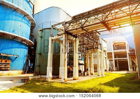 Thermal power plant flue gas purification device