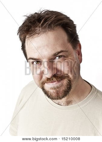 Pohledný mladý muž s kozí bradkou