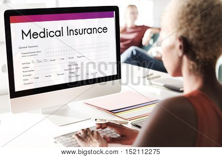 Medical Insurance Helth Form Concept