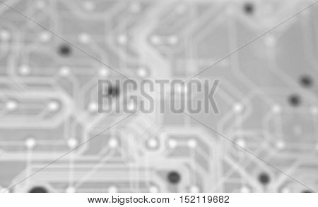 blur photo of keyboard plastic sheet circuit with select tone color - black and white