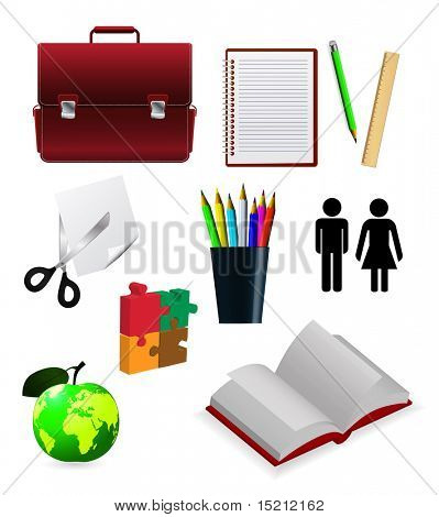 vector school design elements