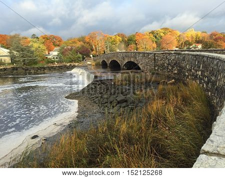 Rings End Landing Darien Connecticut in the Fall