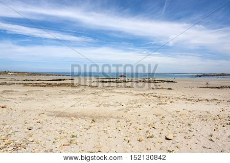 Sunny Beach In Brittany
