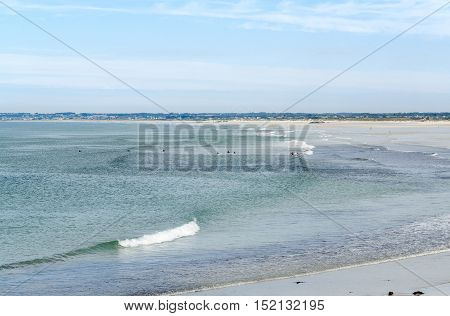Sunny Beach In Brittany