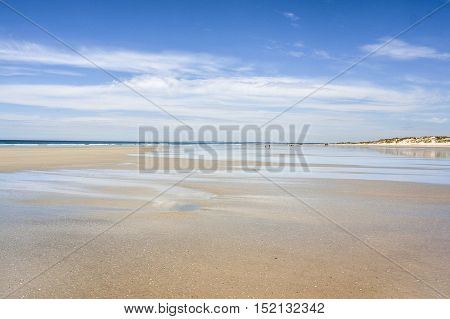 Sunny Beach In Brittany
