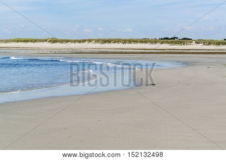 Sunny Beach In Brittany