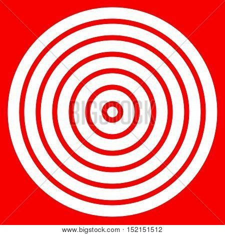 Simple Easy To Print Target Mark With Bullseye