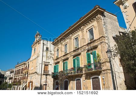 Alleyway of Acquaviva delle fonti. Puglia. Italy.