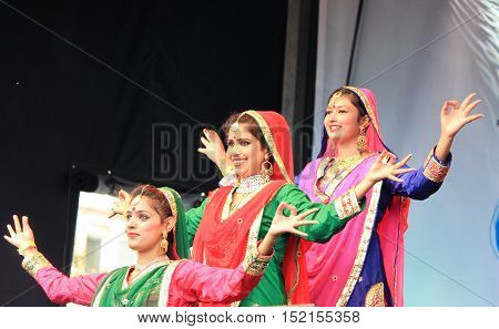 London, Uk. 16Th October, 2016. The Mayor Of London Festival Of Dewali Performers And Scenes At Traf