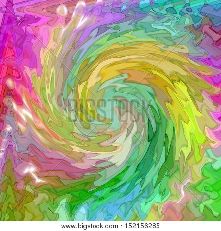 Abstract coloring background of the color harmonies gradient with visual mosaic,spherize,wave and twirl effects