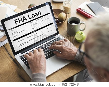 FHA Loan Borrower Document Questionaire Concept