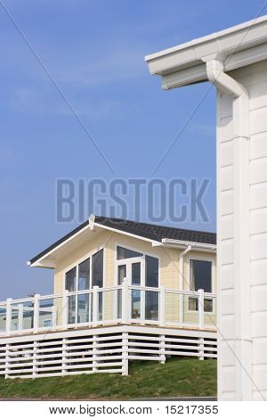 Maison de vacances, villa ou caravane.